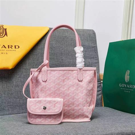 goyard pink bag price|goyard anjou mini tote bag.